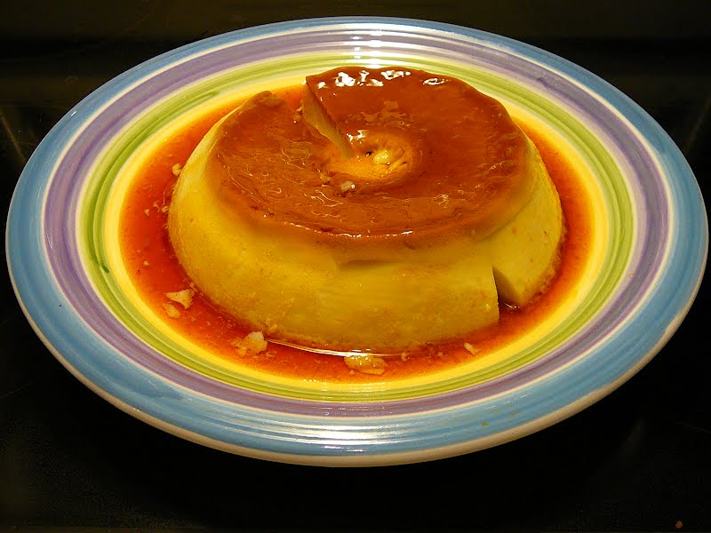 Baked custard ? Photo by Cary Bass, CC BY-SA 2.5, via Wikimedia Commons