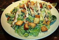Caesar salad at Nichols Restaurant in Marina del Rey, California. Comment: "A far cry from the original;" -- ONE of many variations. See e.g. Doral Chenoweth on this. As an eye-catcher in Caesar salad, it should be replaced by something like this, as soon as available. -- any IP 12:43, 30 July 2007 (UTC) ? Photo by User Novellina on en.wikipedia, Public domain, via Wikimedia Commons