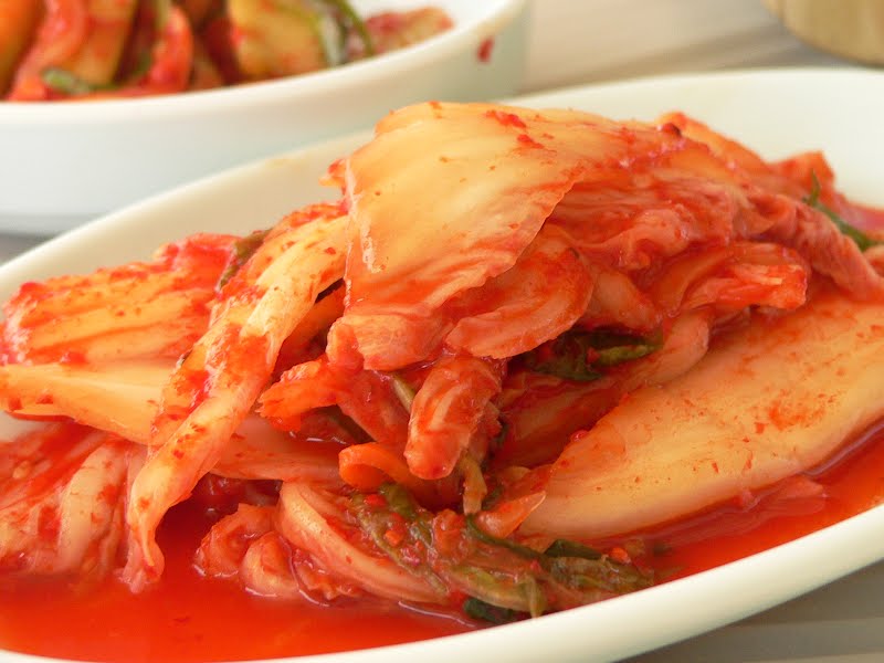 Gimchi, a very common side dish in Korea ? Photo by Nagyman, a flickr user, CC BY-SA 2.0, via Wikimedia Commons