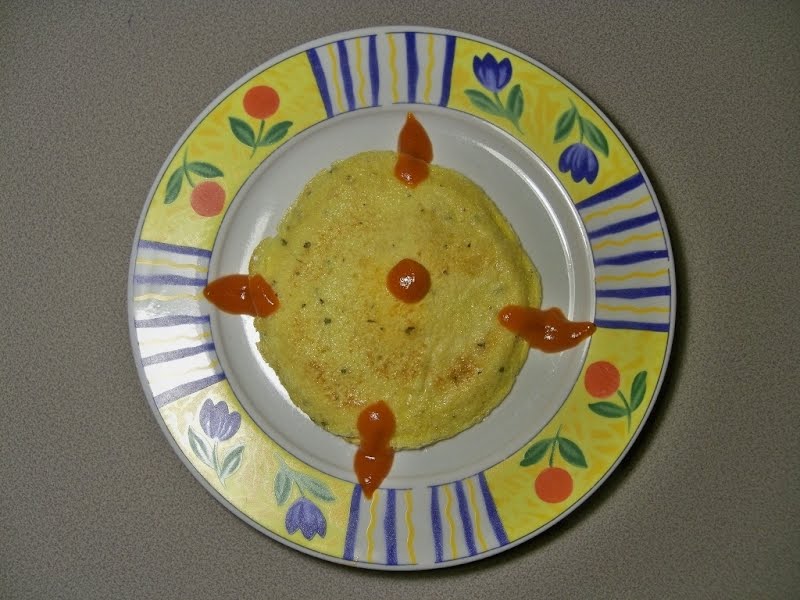 Omelette of breadcrumbs (with two eggs), traditional recipe of Málaga, Spain. ? Photo by Daniel Capilla, CC BY-SA 4.0, via Wikimedia Commons