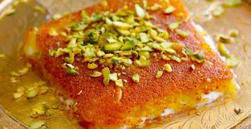 Kanafeh Nabulsieh ? Photo by Sarah Canbel, CC BY-SA 4.0, via Wikimedia Commons