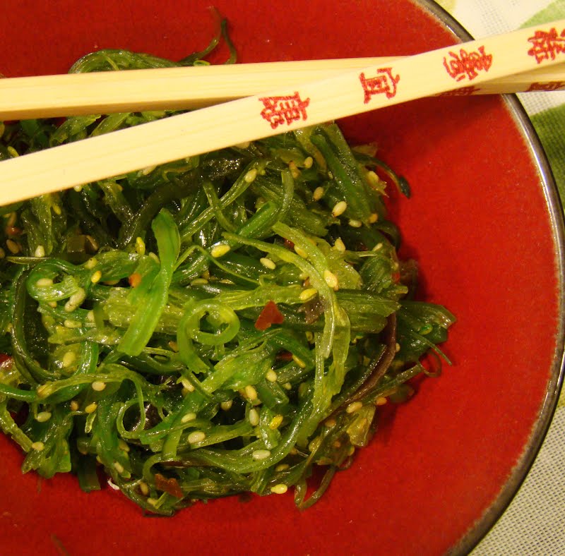 Seaweed Salad ? Photo by Vegan Feast Catering, CC BY 2.0, via Wikimedia Commons