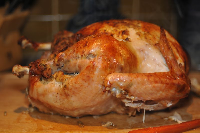 Oven roasted turkey, common fare for Christmas and Thanksgiving celebrations. ? Photo by Photo by M. Rehemtulla, CC BY 2.0, via Wikimedia Commons