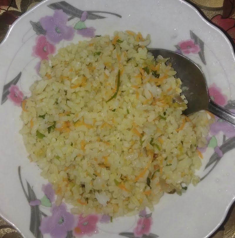Biran bhat (fried rice), one of the most famous Sylheti breakfast ? Photo by AbuSayeed, CC BY-SA 4.0, via Wikimedia Commons