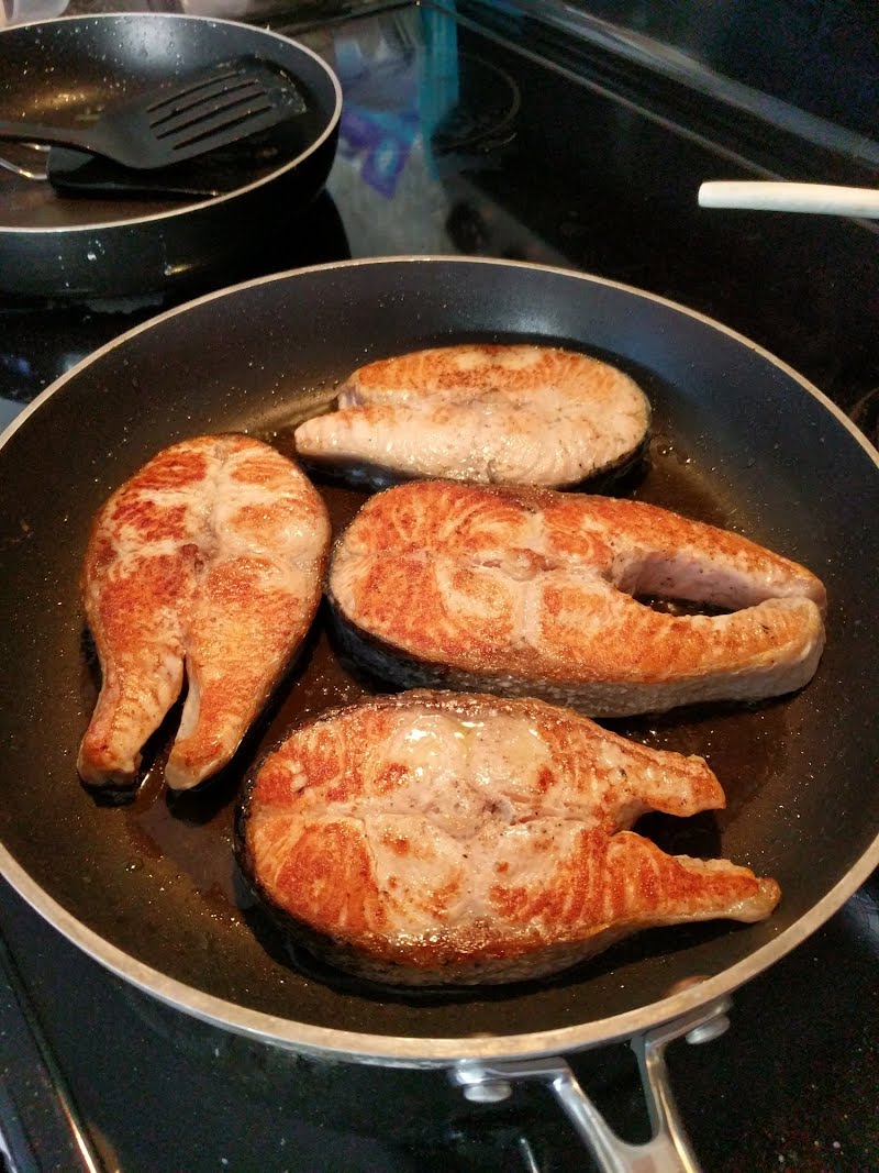 Simple Salmon Steaks