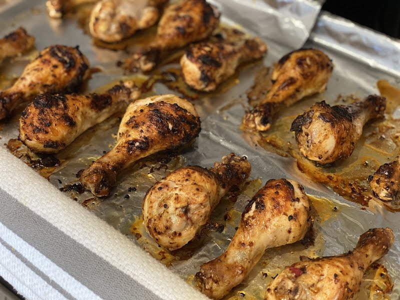 Broiled Chicken Drumsticks