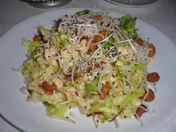 Asian Chicken Salad with Cashews at Spago at Caesars Palace in Las Vegas, Nevada ? Photo by Nikchick, CC BY-SA 2.0, via Wikimedia Commons