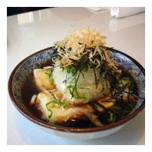 Agedashi Tofu ? Photo by Megwoo at English Wikibooks, Public domain, via Wikimedia Commons