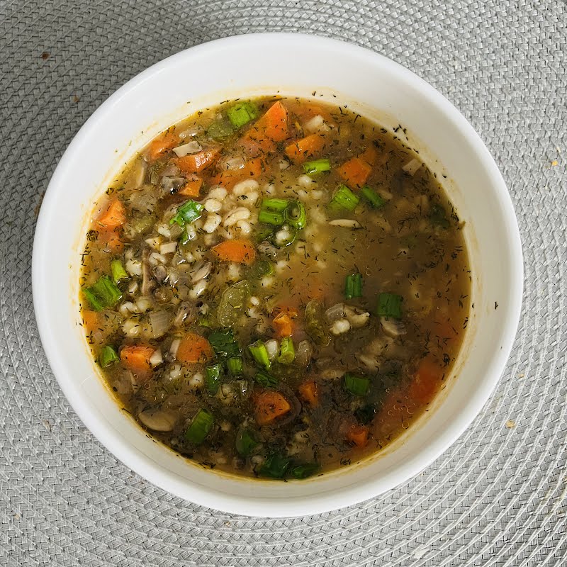 Vegetable barley soup