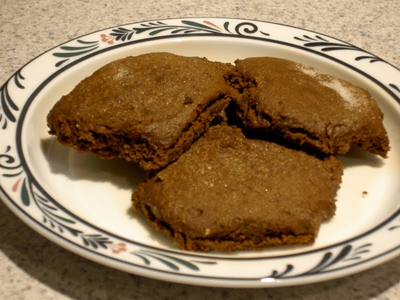 Molasses cookies from the Wikibooks Cookbook recipe by that title, baked and photographed by Mark Fickett. (To be exact, the recipe was followed except that soy milk was substituted for regular milk - to no ill effect.) ? Photo by No machine-readable author provided. Naib assumed (based on copyright claims)., CC BY-SA 2.5, via Wikimedia Commons