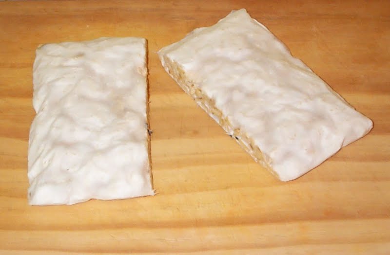 Tempeh made from fava beans. Recipe at Wikibooks. ? Photo by Webaware, Public domain, via Wikimedia Commons