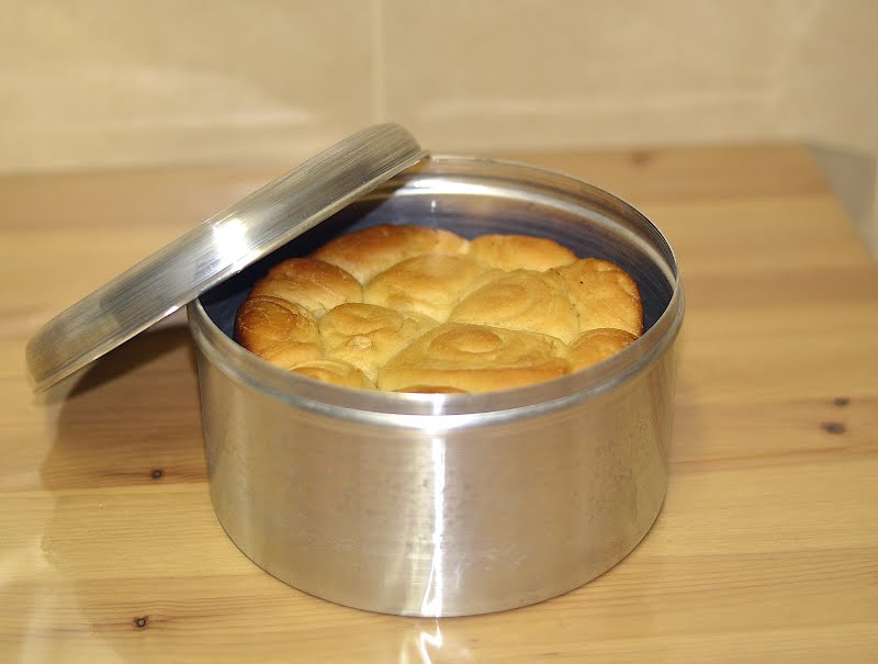 Traditional Sabbath-day bread, known as "Kubaneh" ? Photo by Davidbena, CC BY-SA 4.0, via Wikimedia Commons