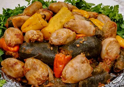 A plate of Doma ? Photo by Unknown authorUnknown author, CC BY 2.5, via Wikimedia Commons