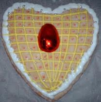 Maltese Easter pastry. ? Photo by Silverlining at English Wikipedia, Public domain, via Wikimedia Commons